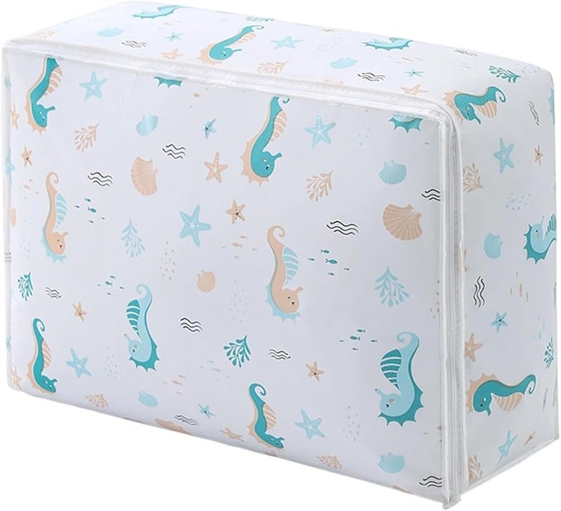 Large Size PEVA Waterproof Dustproof Clothes Storage Bag For Home Travel Moving - Image 1